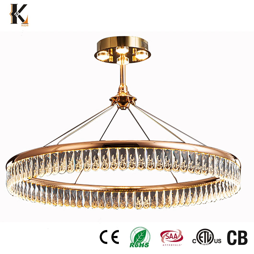 New Crystal Chandelier Factory China Indoors Chandelier Manufacturer Turkish Postmodern Luxury K9 Crystal Gold Ceiling Clear Glass Dining Room Long Chandelier